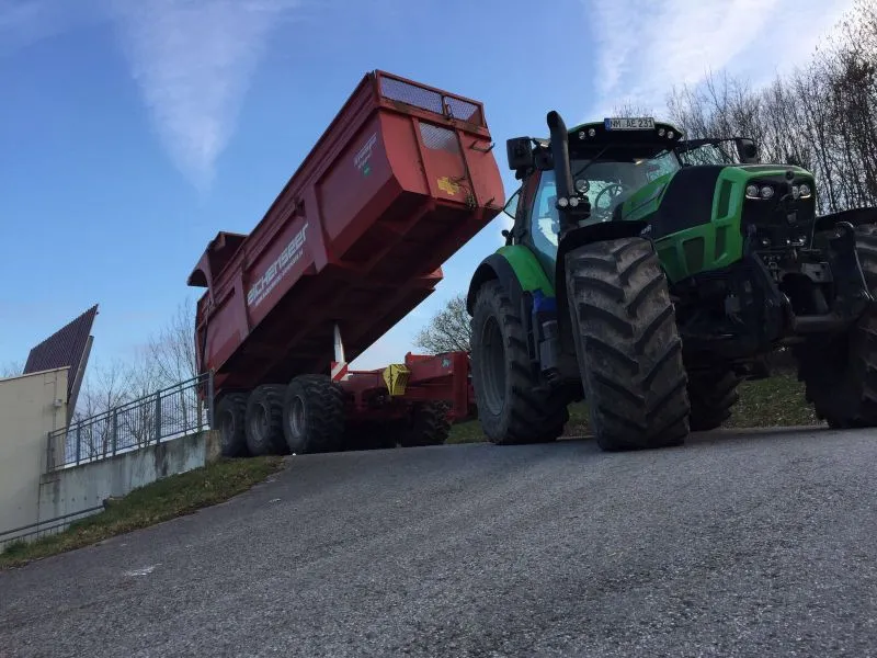 Hackschnitzel-Transport